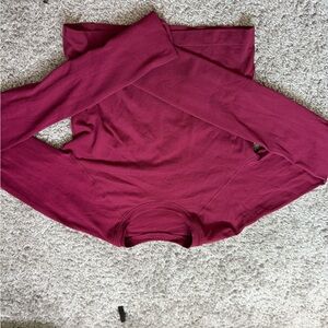 lululemon athletica Long Sleeve Tee - Burgundy